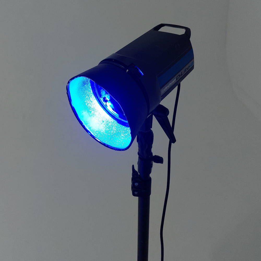 blue continuous light LED