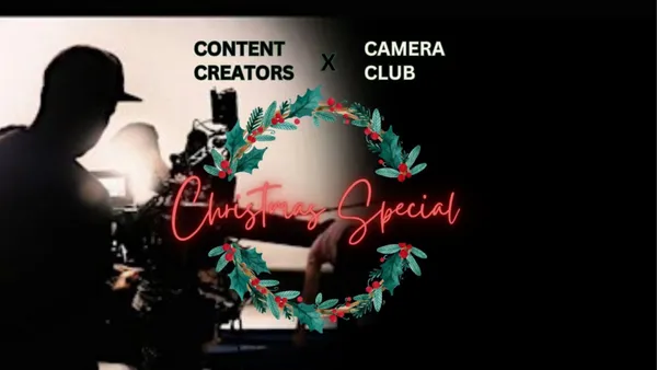 Details
Join us for Content Creators X Camera Club Christmas Special studio session for networking & creating content
STUDIO1O1s weekly Content Creators Club and Camera Club have running since August to accommodate videographers, actors, music artists, models, influencers, fashion designers and clothing brands etc to come together and practice shooting with the support of a STUDIO 1O1 studio assistant.