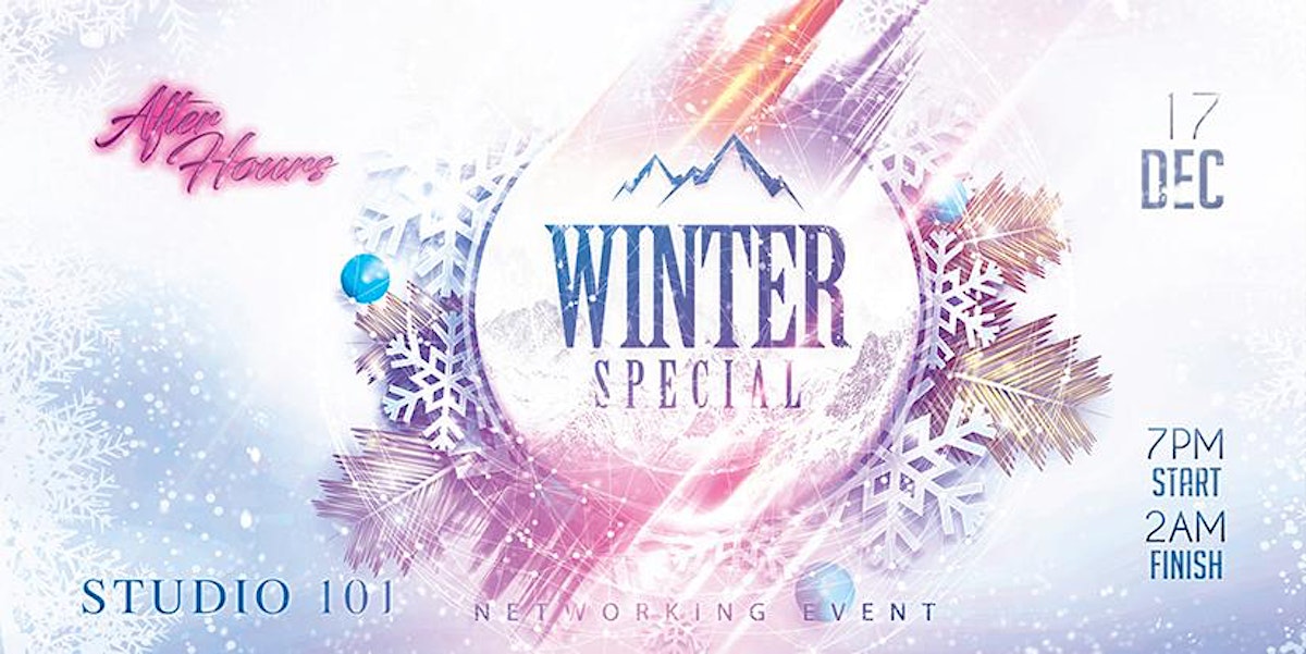 We are hosting a new event, and we would love to see you there. Join us for STUDIO 1O1 PRESENTS AFTER HOURS WINTER SPECIAL NETWORKING EVENT 17 December 2022 at 19:00.

Register soon as space is limited.

We hope you will be able to join us