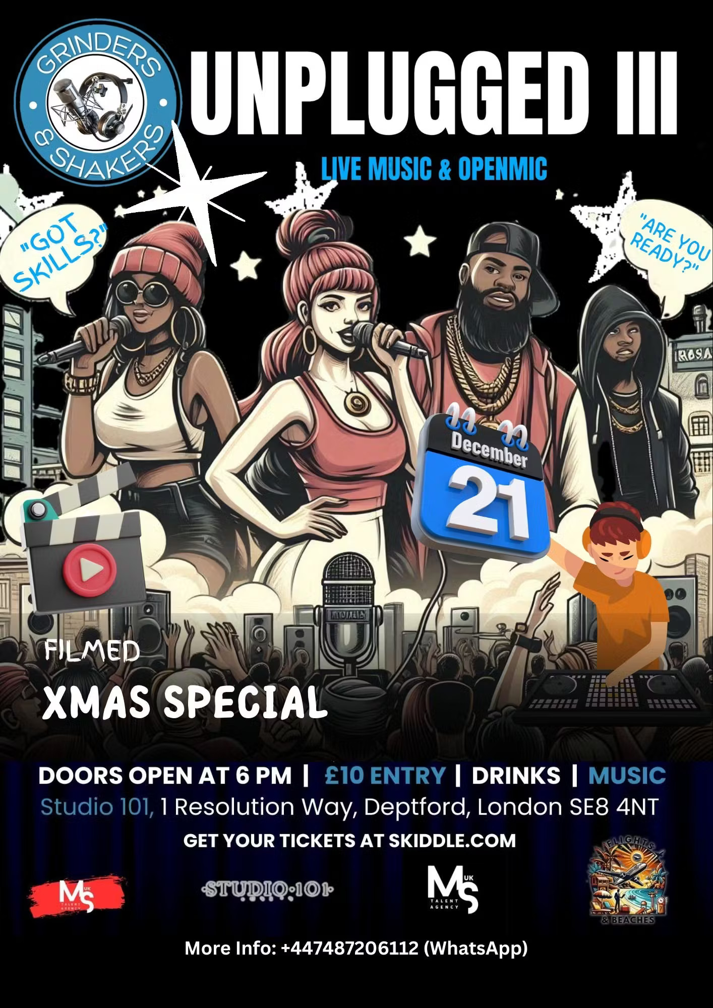 Grinders & Shakers Pres..Unplugged III Live Music Showcase