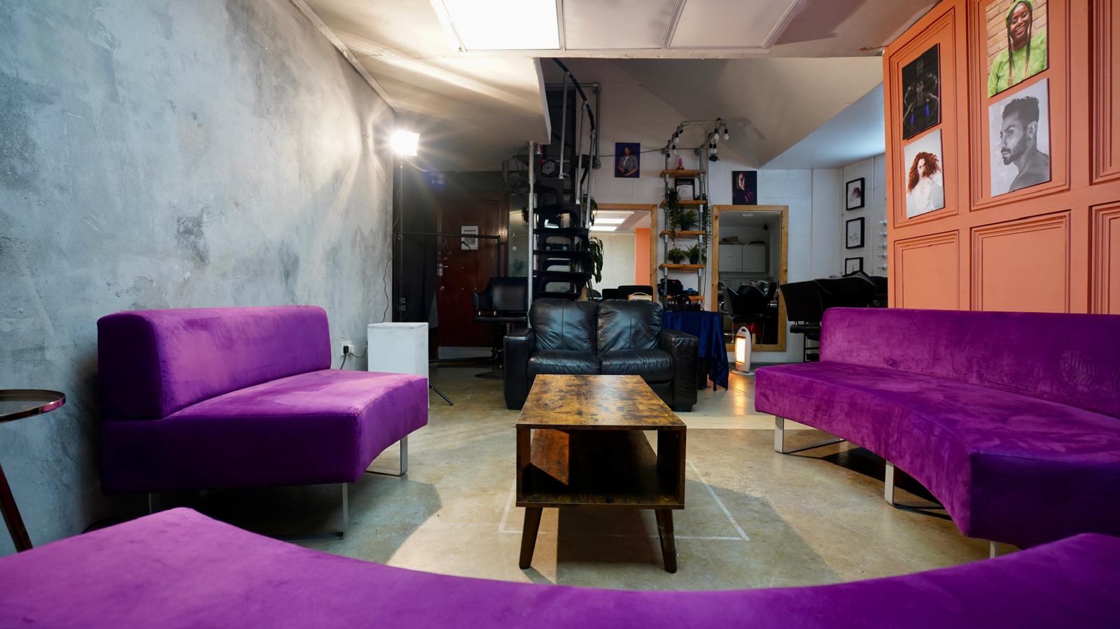lounge purple sofa spot