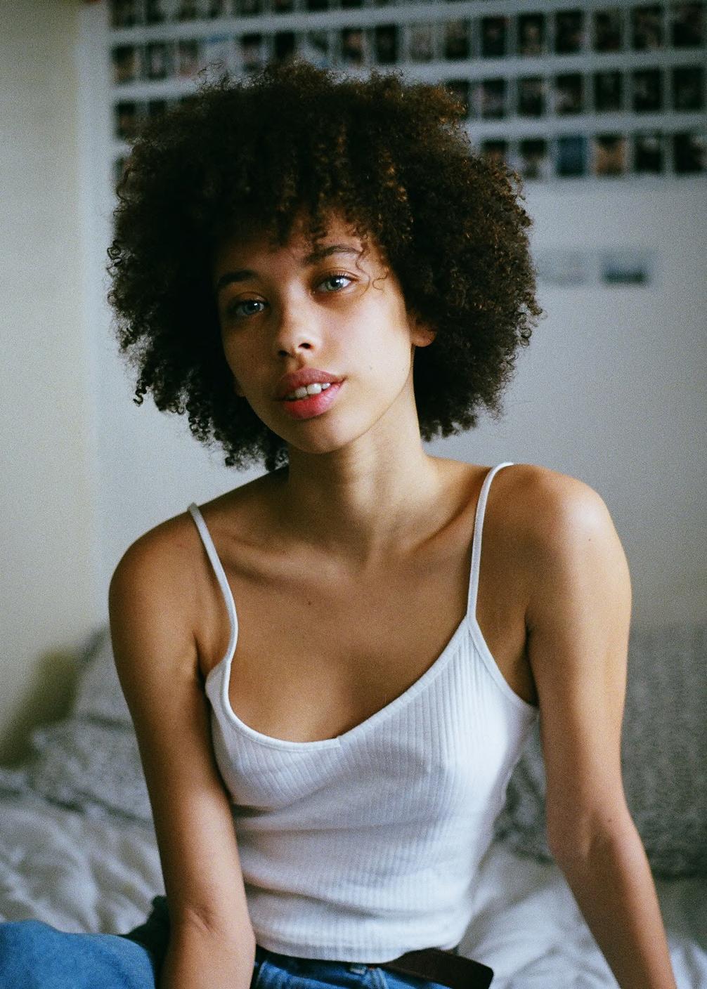 portrait joswhiteman girl in white top